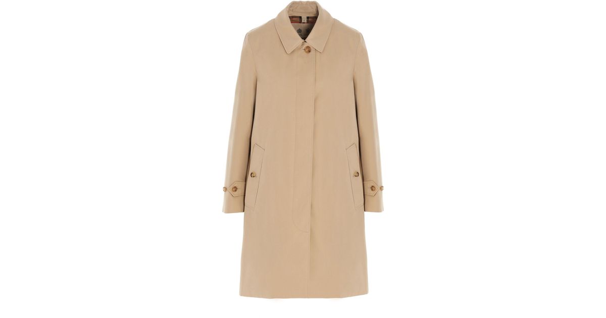 Burberry Cotton Pimlico Trench Coat in Beige (Natural) | Lyst