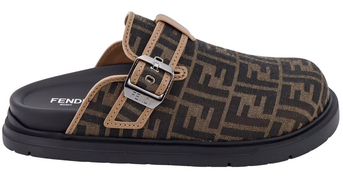 Fendi Mule in Brown for Men | Lyst
