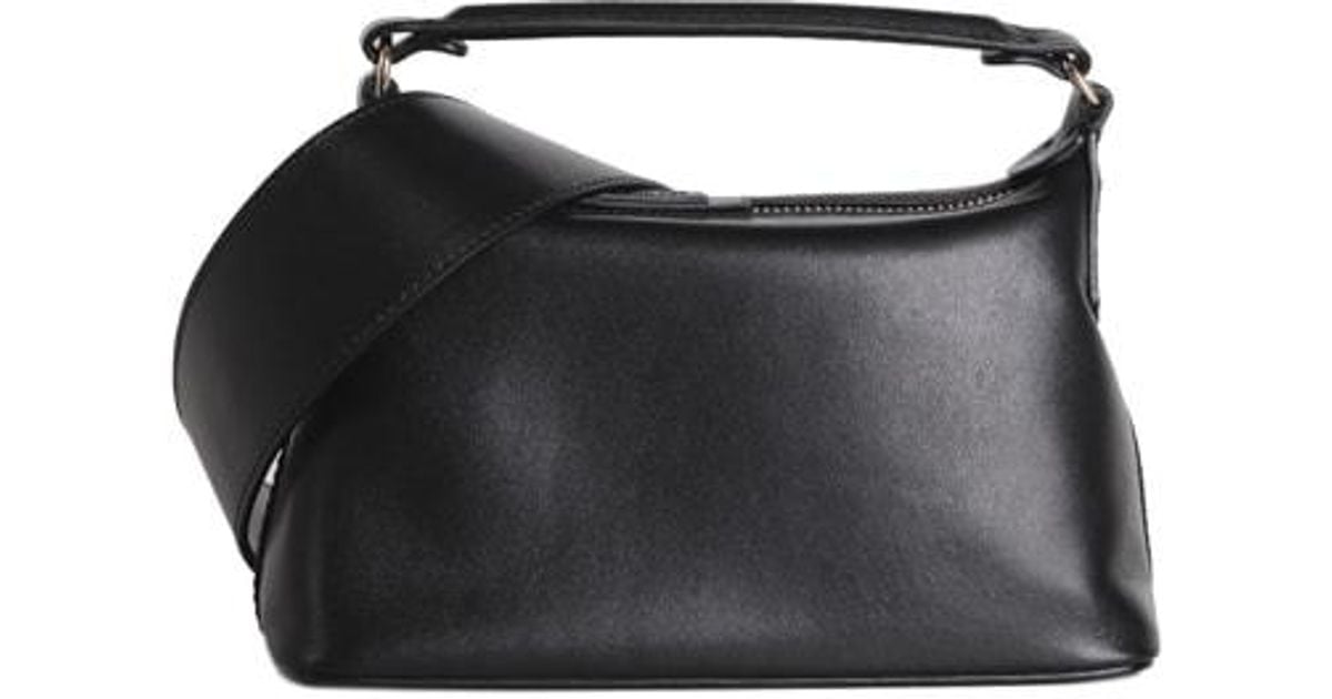 Liu Jo Hobo Bag In Leather in Black Womens Bags Hobo bags and purses 