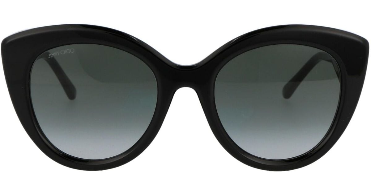 Jimmy Choo Leone/s Sunglasses in Black Lyst