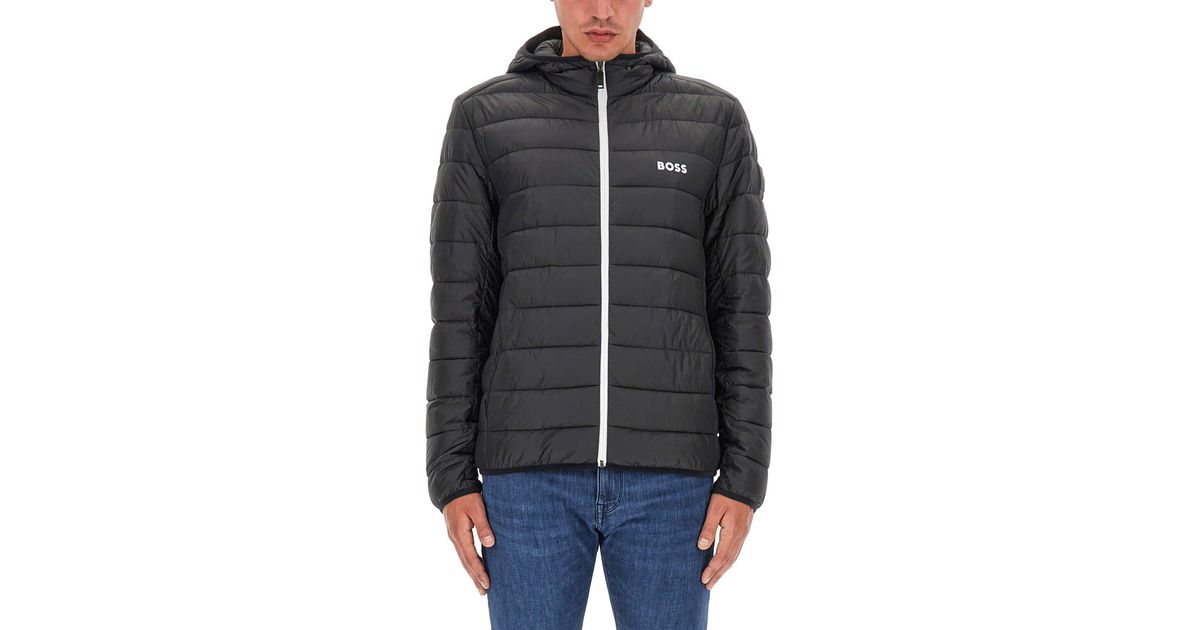 BOSS by HUGO BOSS Thor Down Jacket in Black for Men | Lyst