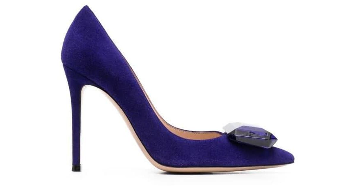 gianvito rossi blue pumps