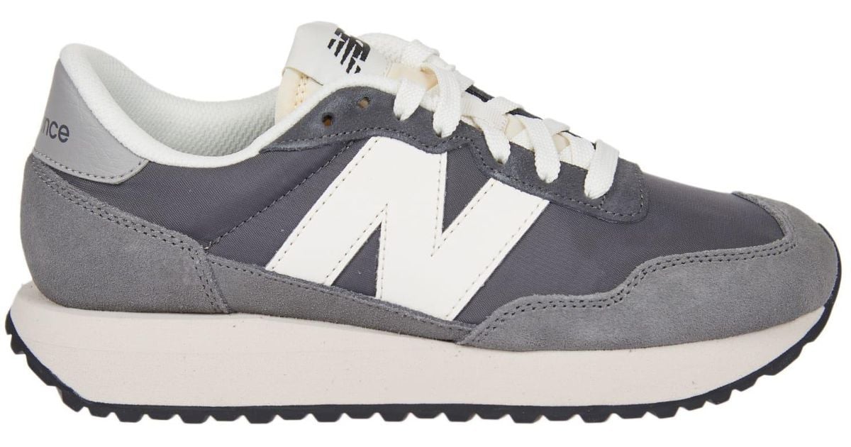 New Balance Suede 237 Sneakers Women In Grey Gray Save 37 Lyst