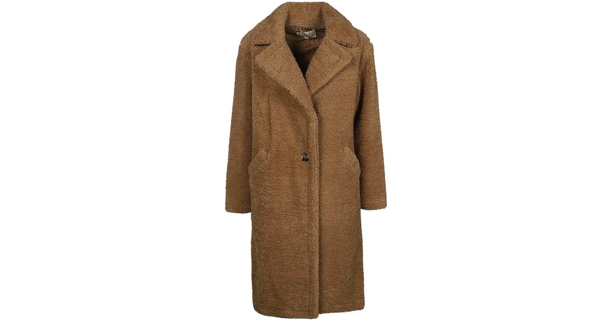 MICHAEL Michael Kors Coat in Brown Lyst UK