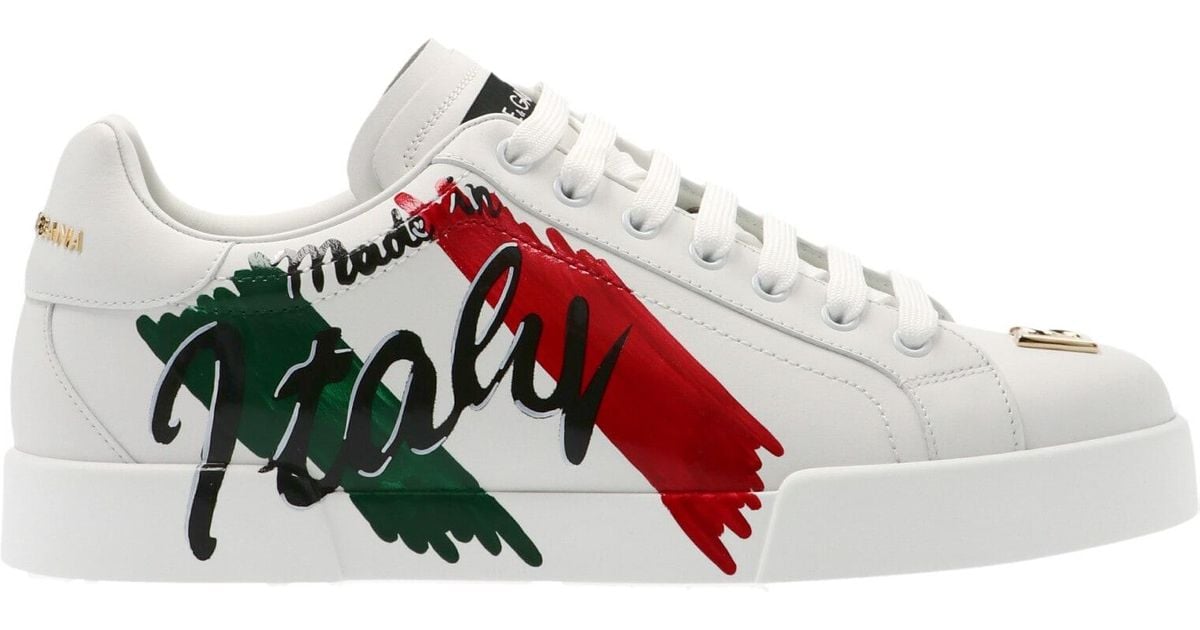 Dolce & Gabbana Made In Italy Sneakers in White for Men | Lyst