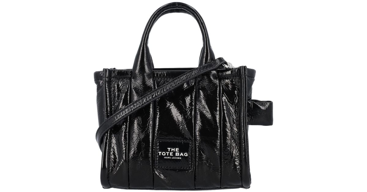 The Shiny Crinkle Micro Tote Bag by Marc Jacobs in Green color for