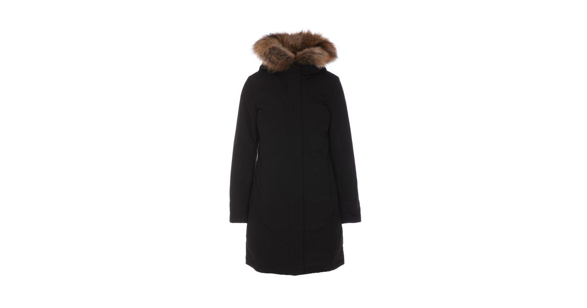 Woolrich Luxury Bouler Padded Down Jacket in Black | Lyst