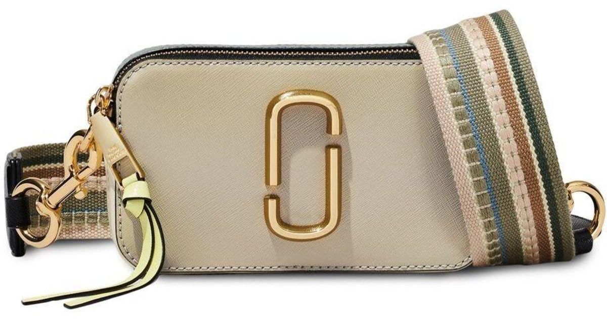 Marc Jacobs Leather Snapshot Colorblocked Bag in Grey (Grey) Lyst UK