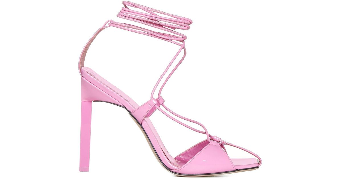The Attico Sandals in Pink | Lyst