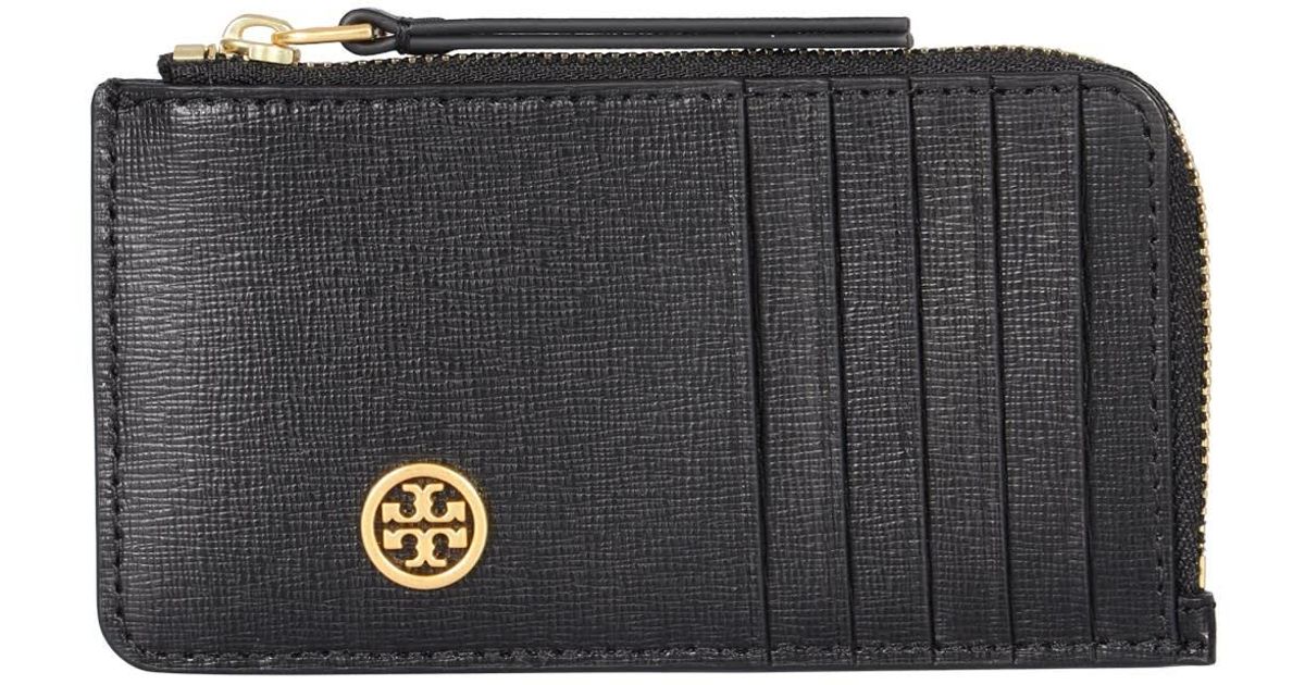 Tory Burch Card Holder "robinson" in Black Lyst