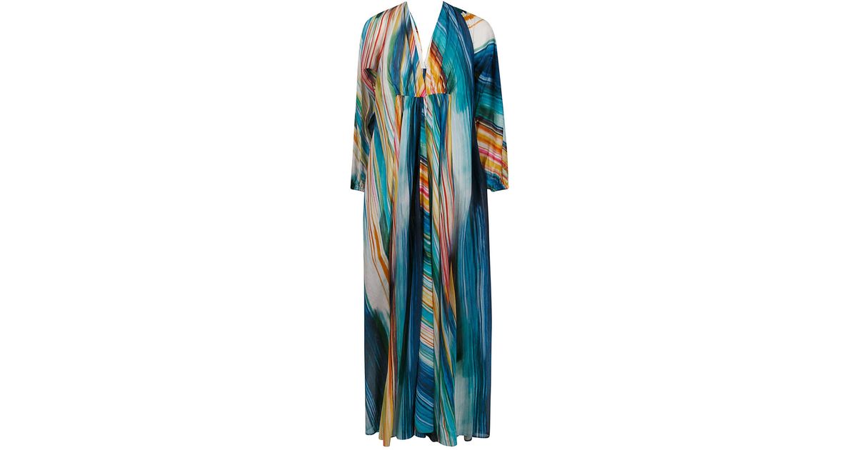 Alanui Daylight Mirage Dress in Blue | Lyst