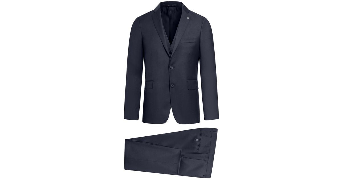 Tagliatore Suit+ Gilet in Blue for Men | Lyst