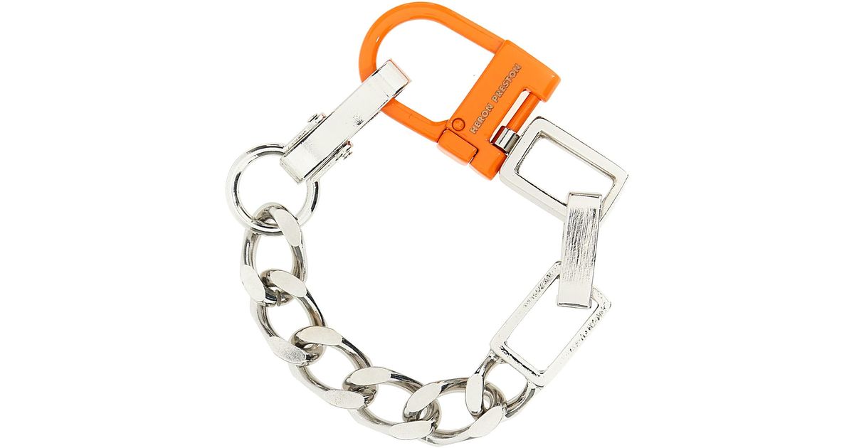 Heron Preston Multichain Bracelet in Metallic for Men | Lyst