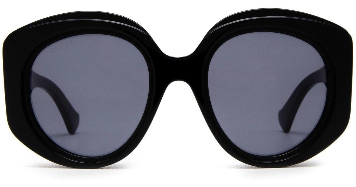 Gucci Gg1308s Black Sunglasses | Lyst