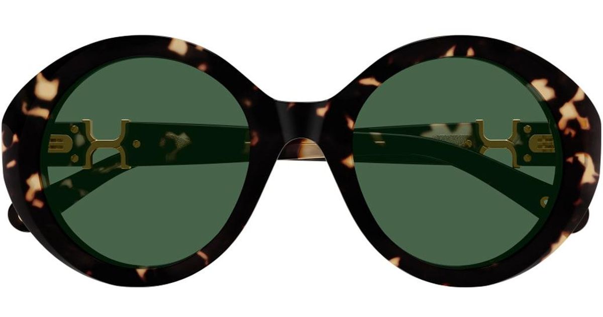 Chloé Ch0332s Marcie-Linea Chloé Round Acetate Sunglasses - NWT Chloé Ch0332S Marcie-Linea Sunglasses in Green | Lyst main image 2