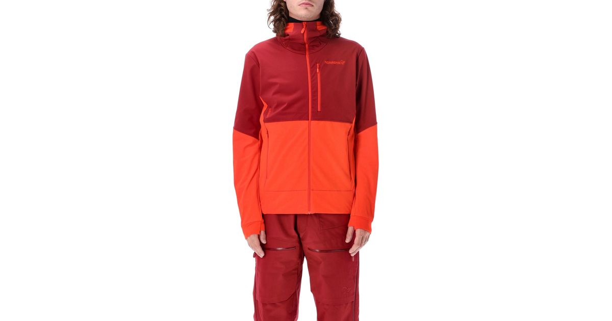NORRØNA Lofoten Hiloflex200 Hood in Red for Men | Lyst
