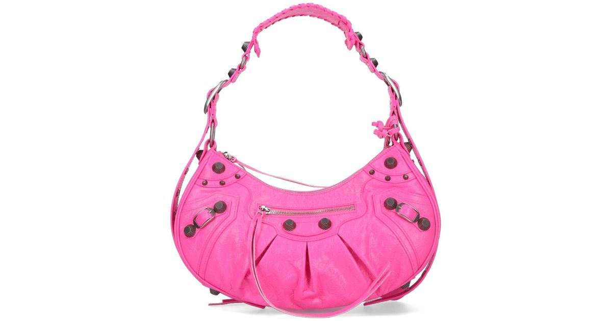 Balenciaga Shoulder Bag in Pink | Lyst