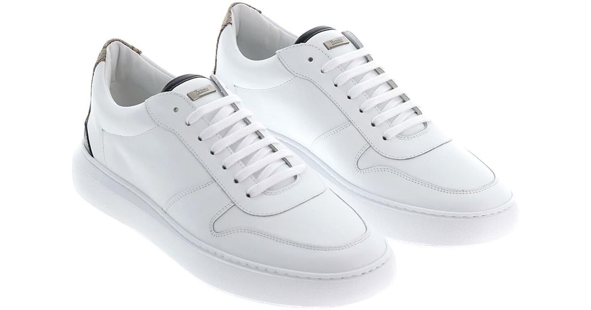 Herno Sneakers Monogram in White for Men | Lyst