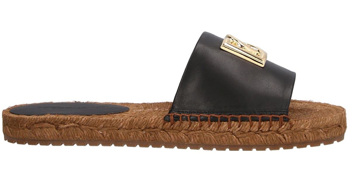 Dolce & Gabbana Espadrilles Sandals Black Lyst