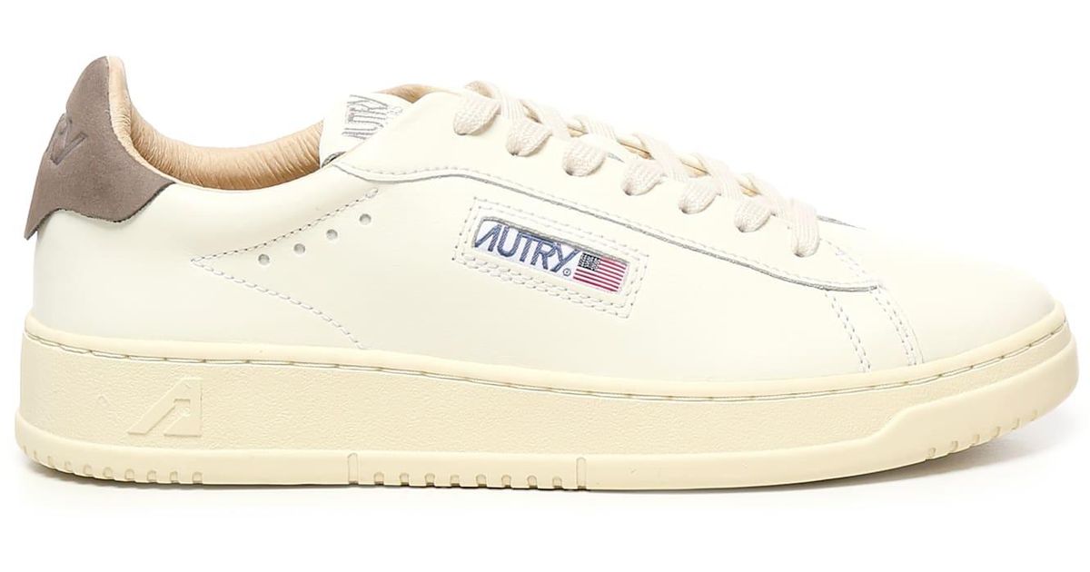Autry Dallas Low Sneakers in Natural for Men | Lyst UK