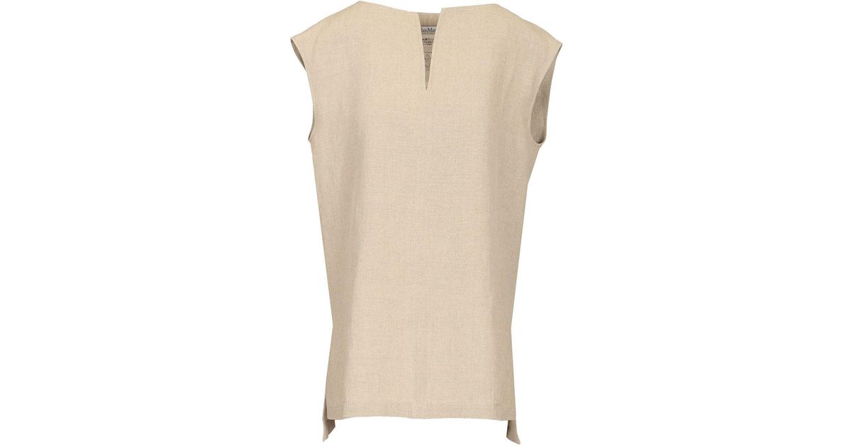 【Max Mara】コリンボ リネン トップ MAX MARA Colimbo Linen Top Max Mara