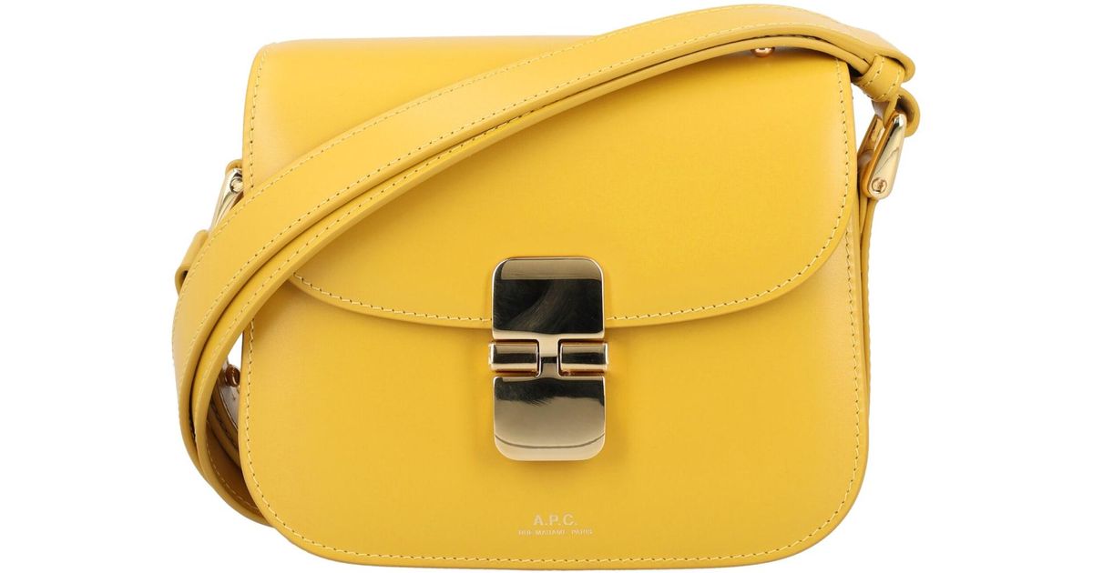 A.P.C. Grace Mini Bag in Yellow | Lyst