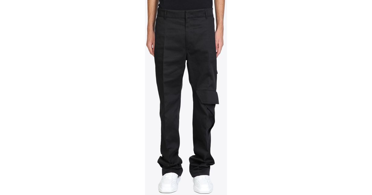 1017 ALYX 9SM Tailoring Work Pant Black Drill Work Pant With Wide