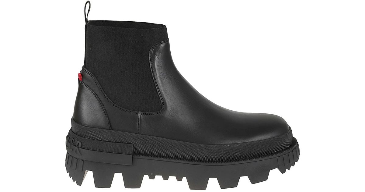 Moncler Neue Chelsea Boots in Black for Men | Lyst