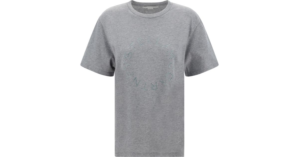 Stella McCartney Grey Marl Organic Sandwich T-Shirt main image 0