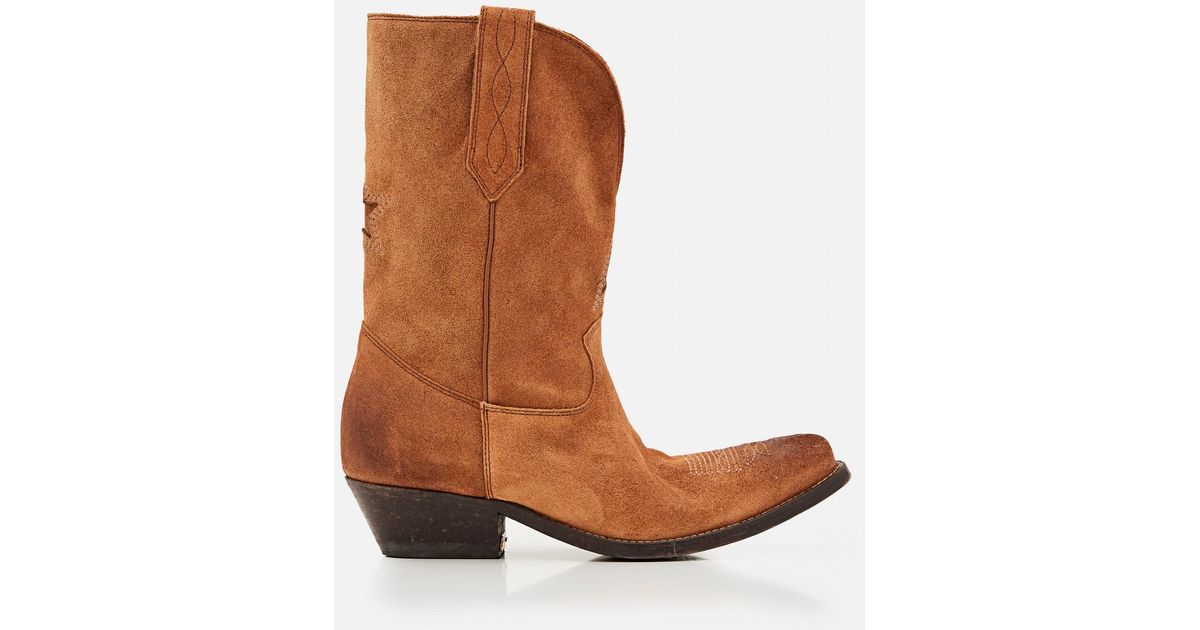 Golden goose shop suede boots