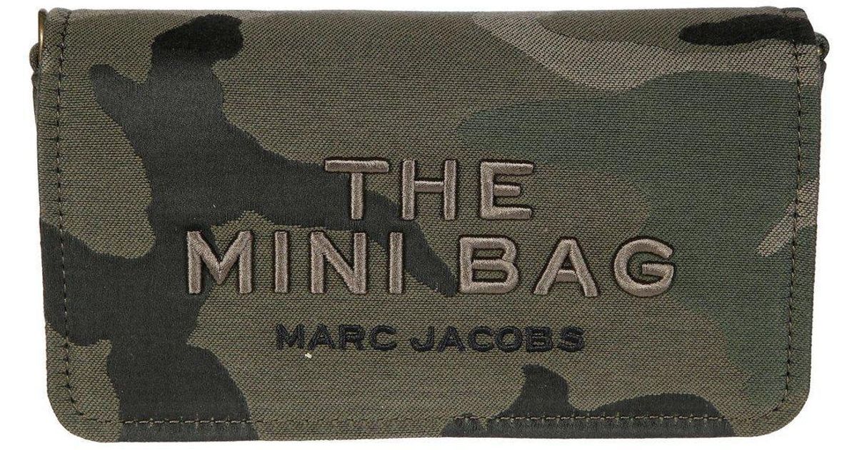 限定★Marc Jacobs The Camo Jacquard Chain Mini Bag Marc Jacobs The Camo Jacquard Chain Mini Bag, Blue Multi