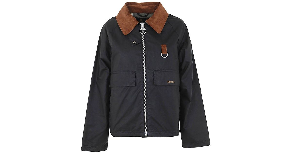 Barbour Eddleston Waxed Jacket in Black Lyst