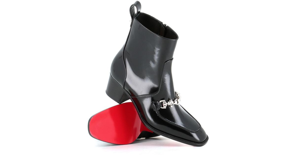 Christian Louboutin Turela Leather Ankle Boots 55 | Harrods US