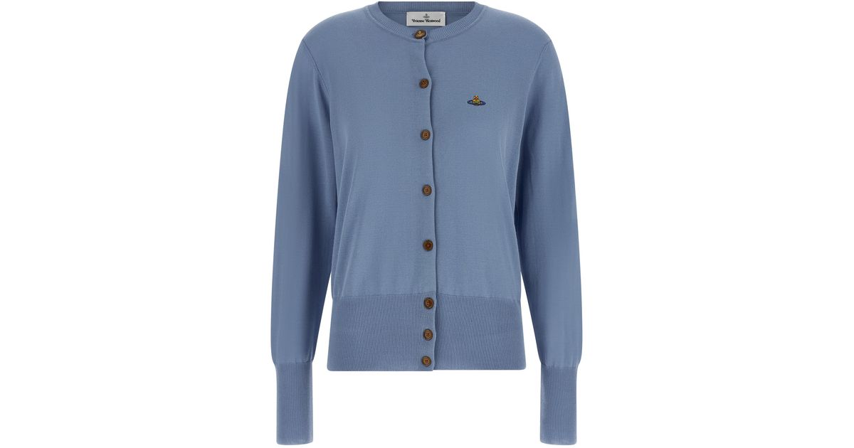 vivienne-westwood-bea-cardigan-in-blue-lyst-uk