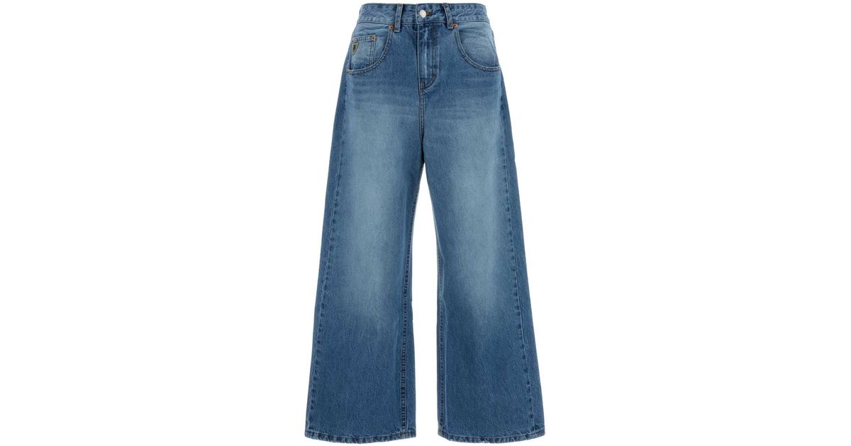 Lois Denim Beatrix Wide-Leg Jeans in Blue | Lyst