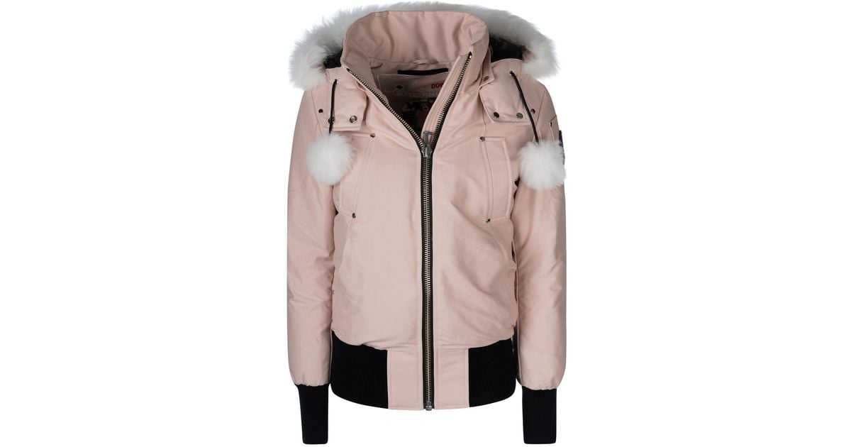 【関税&送料込】Moose Knuckles Debbie Down Jacket Moose Knuckles Debbie Down Bomber Coat | Saks Fifth Avenue