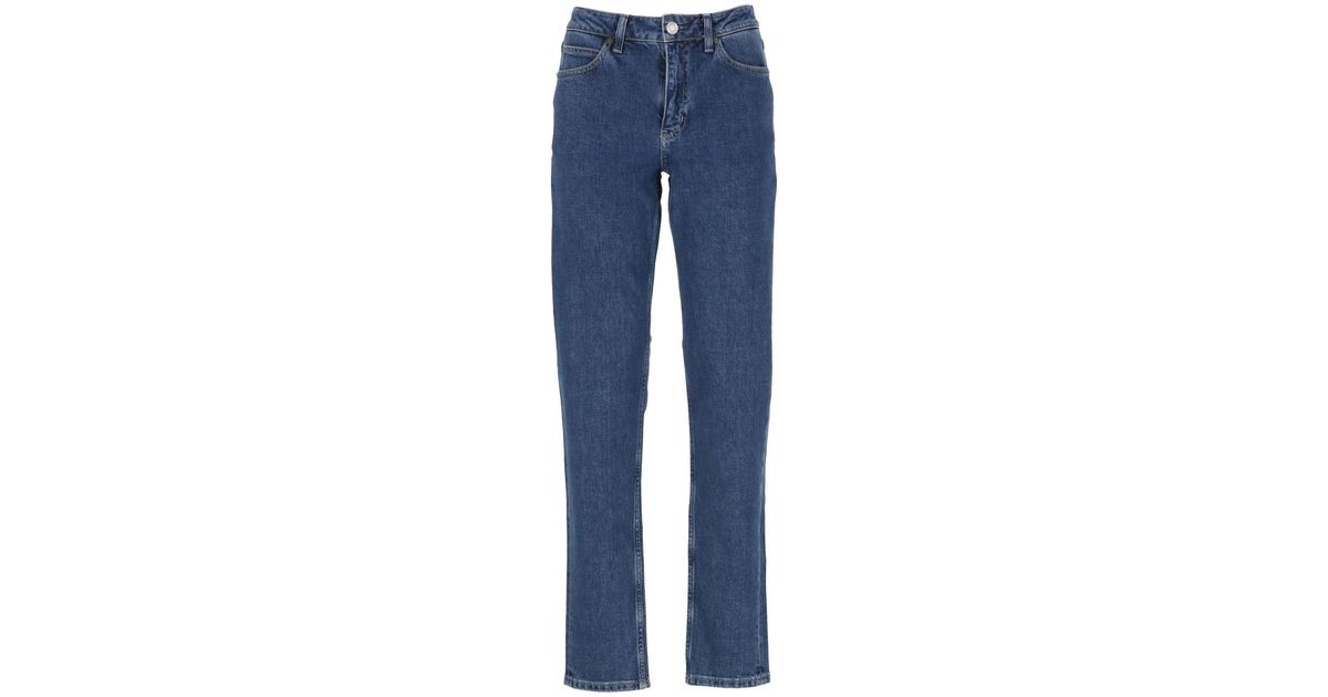 Calvin Klein Cotton Jeans in Blue | Lyst