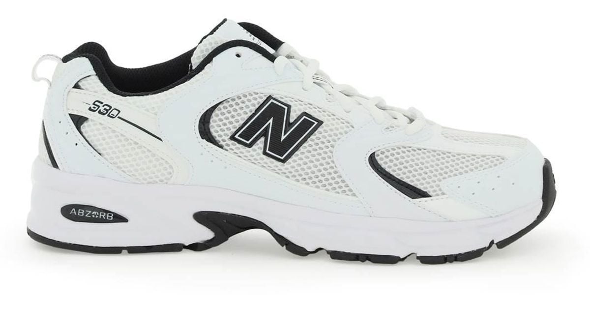New Balance Leather 530 Sneakers in White (White) (White) for Men