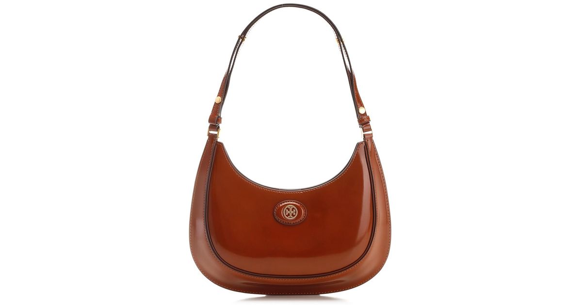 Tory burch clearance leather hobo bag