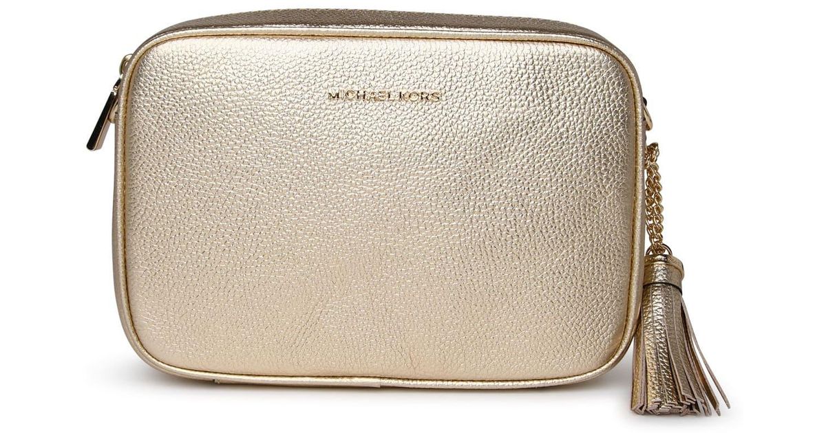 MK Michael Kors Gold Sutton Python-Pattern Leather Satchel Bag - Earth  Luxury