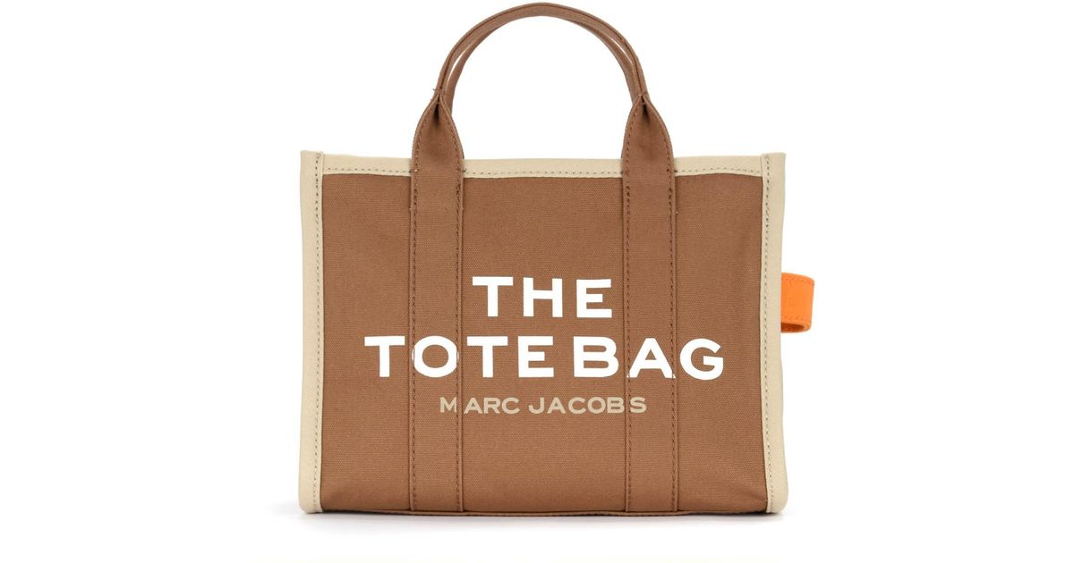 Marc Jacobs The Colorblock Tote Bag Brown And Beige | Lyst