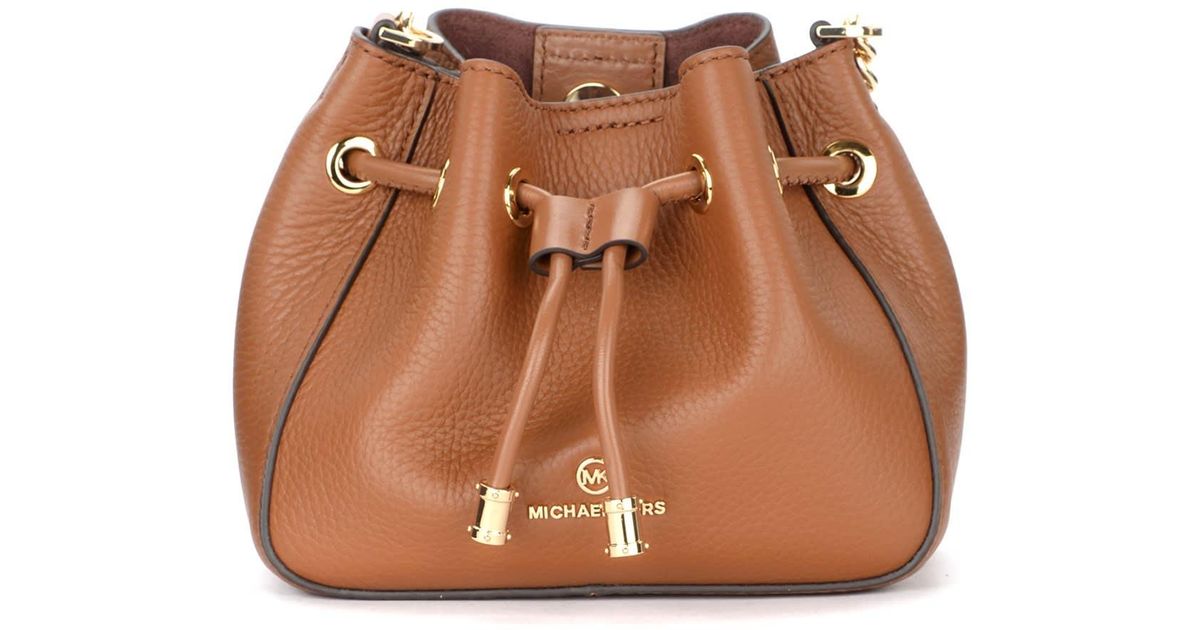 Michael Kors Borsa A Tracolla Phoebe In Pelle Color Cuoio in Brown | Lyst