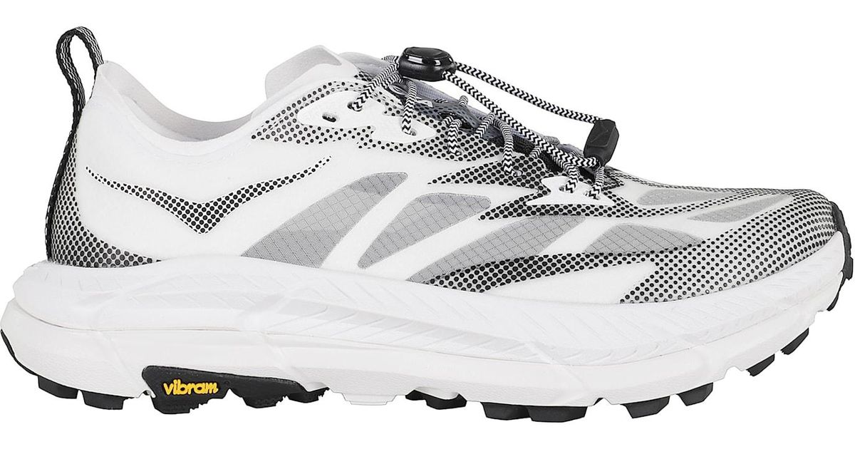 Hoka Men's Mafate Speed Lite TS Technical Fabric Sneakers White