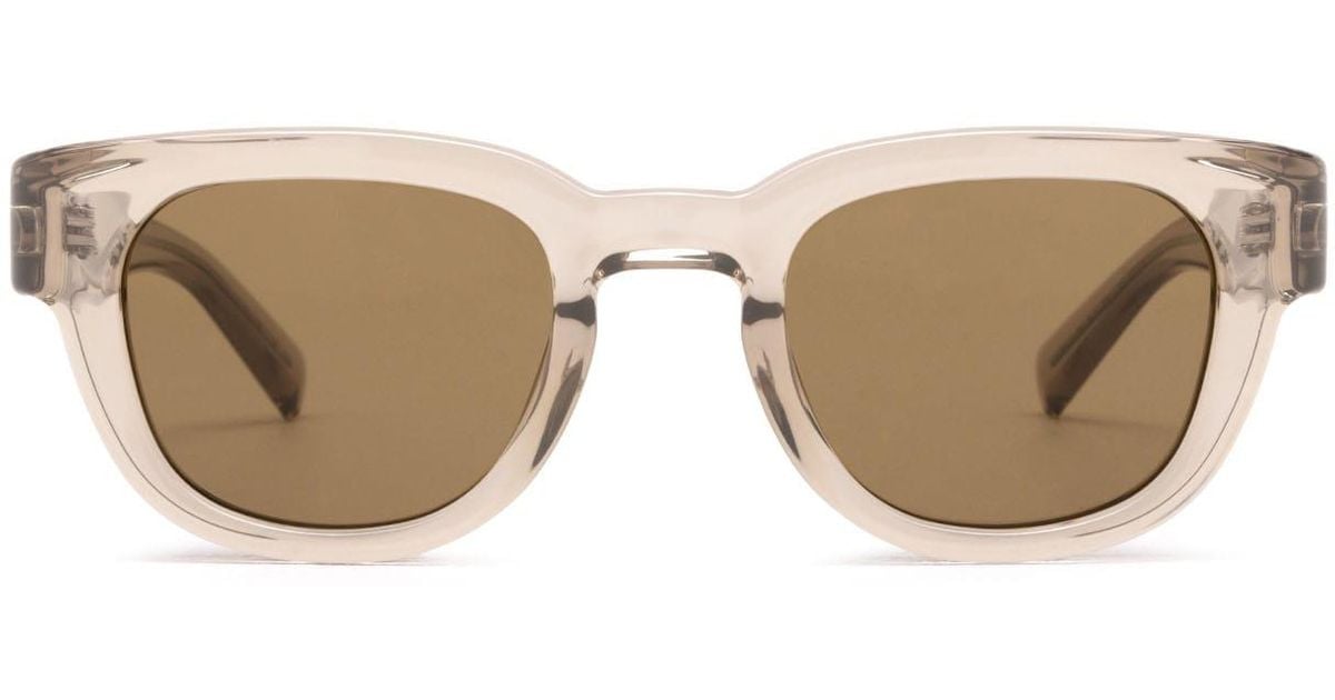 Saint Laurent Sl 675 Beige Sunglasses in Natural | Lyst