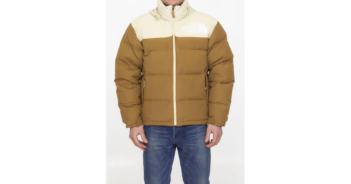 The North Face M 92 Low-fi Hi-tek Nuptse Jacket in Natural for Men | Lyst