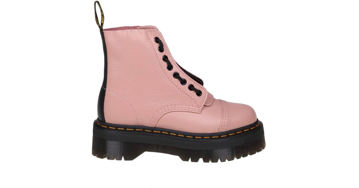 Dr. Martens Dr.martens Sinclair In Pink Nappa | Lyst