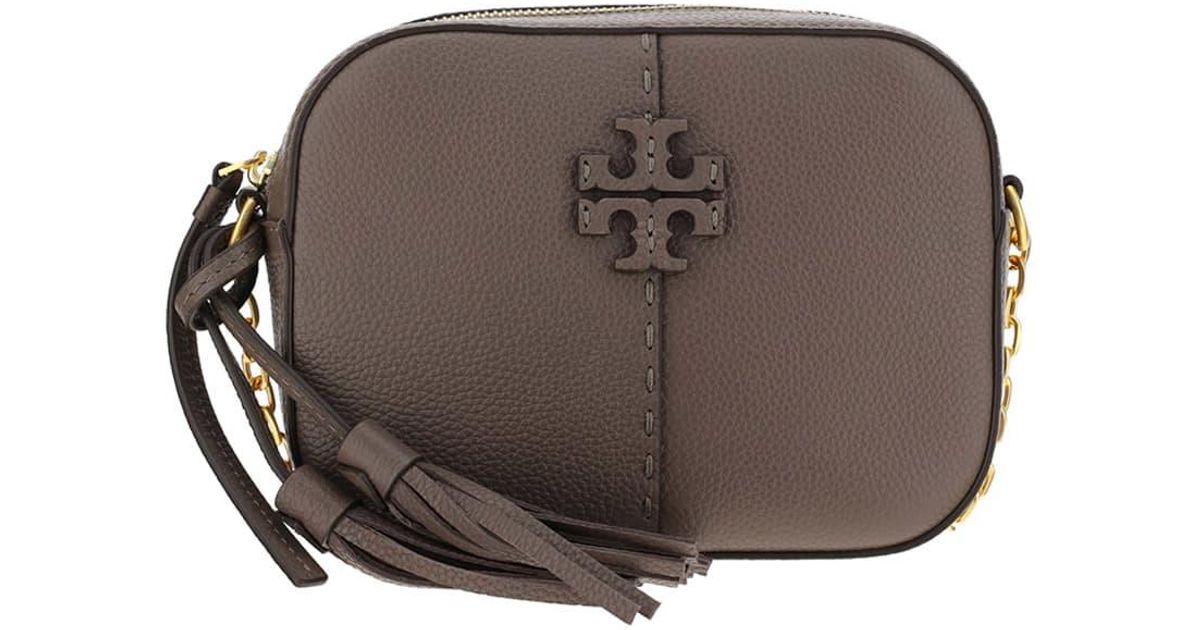 Tory Burch Leather Mcgraw Camera Bag in Brown Lyst