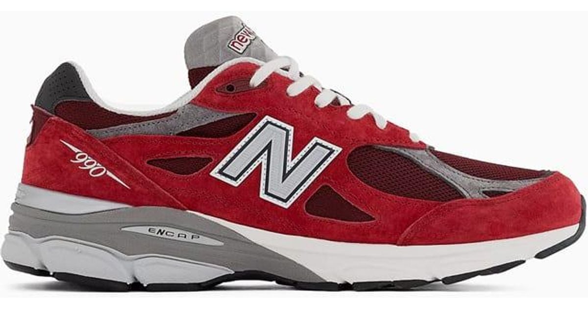 New Balance 990 By Teddy Santis Sneakers M990tf3 in Red for Men | Lyst UK