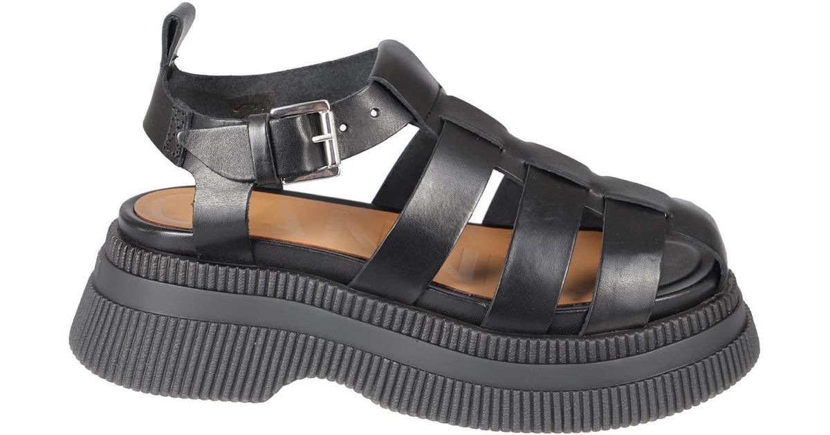 Ganni Creepers in Nero (Black) - Save 25% | Lyst