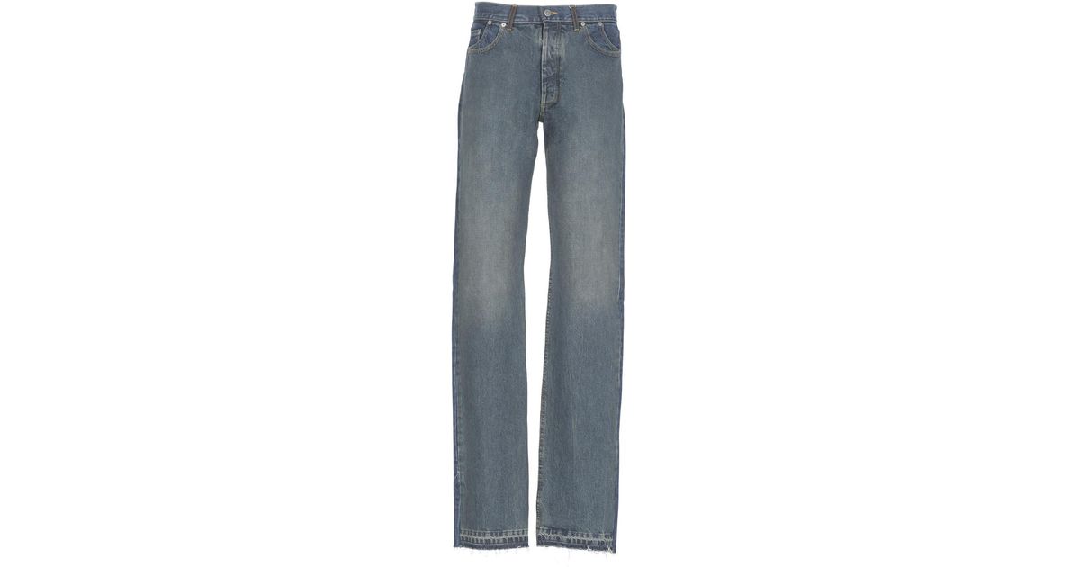 Maison Margiela Cotton Jeans in Blue 